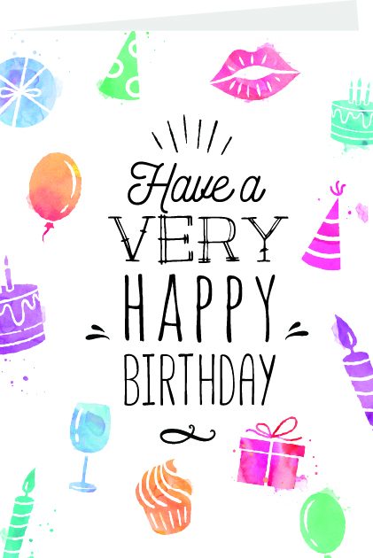 Have a very Happy Birthday