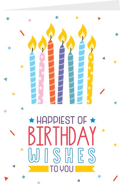 Happiest of Birthday Wishes to you