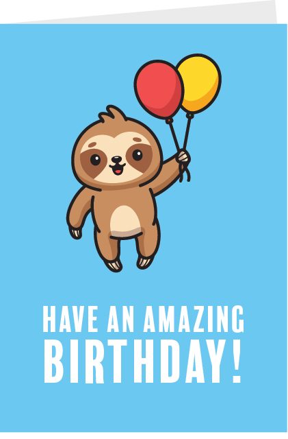 Happy Birthday Sloth