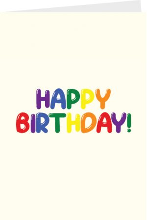 Happy Birthday Balloons