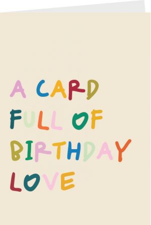 A Card Full Of Love