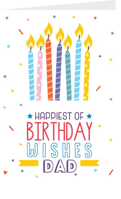 Happiest Of Birthday Wishes Dad