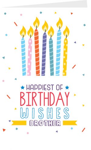 Happiest Of Birthday Wishes Brother