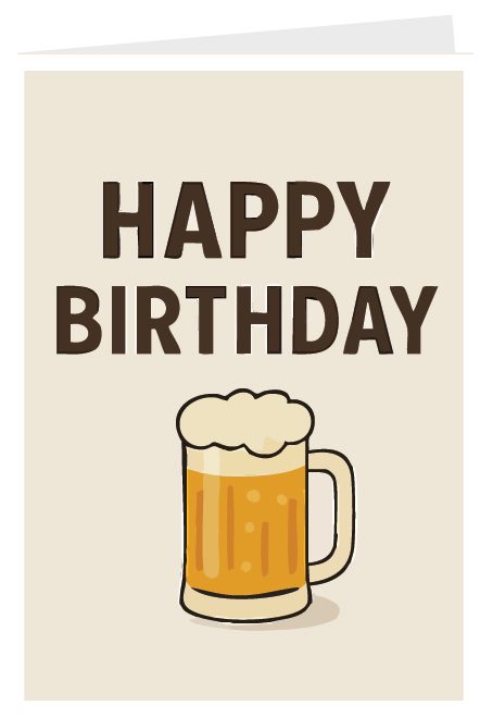 Happy Birthday Beer