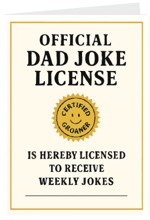 Dad Joke Licence
